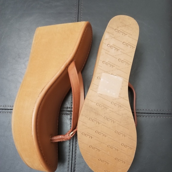 platform sandals camel - Picture 3 of 4